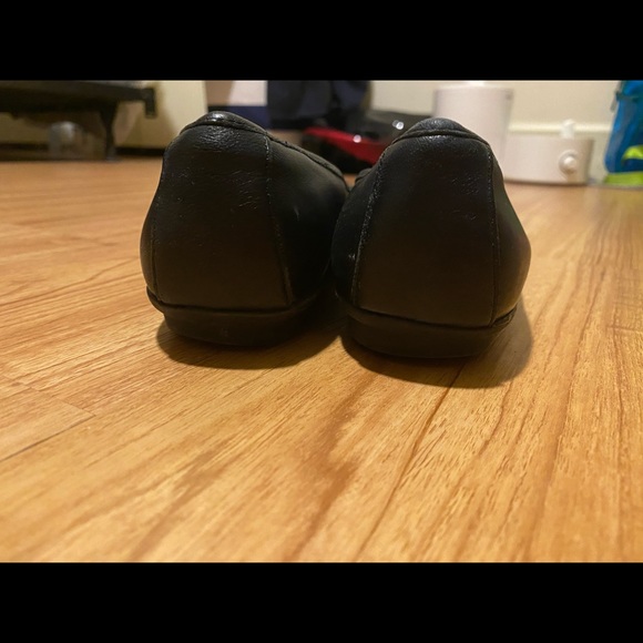 CLARKS Soft Cushion Leather Ballet Flats - Picture 5 of 7